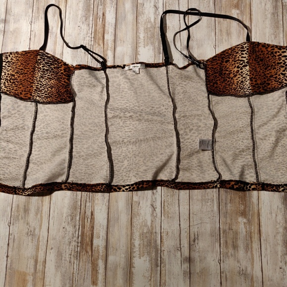 Papaya leopard corset/cami - Picture 2 of 6